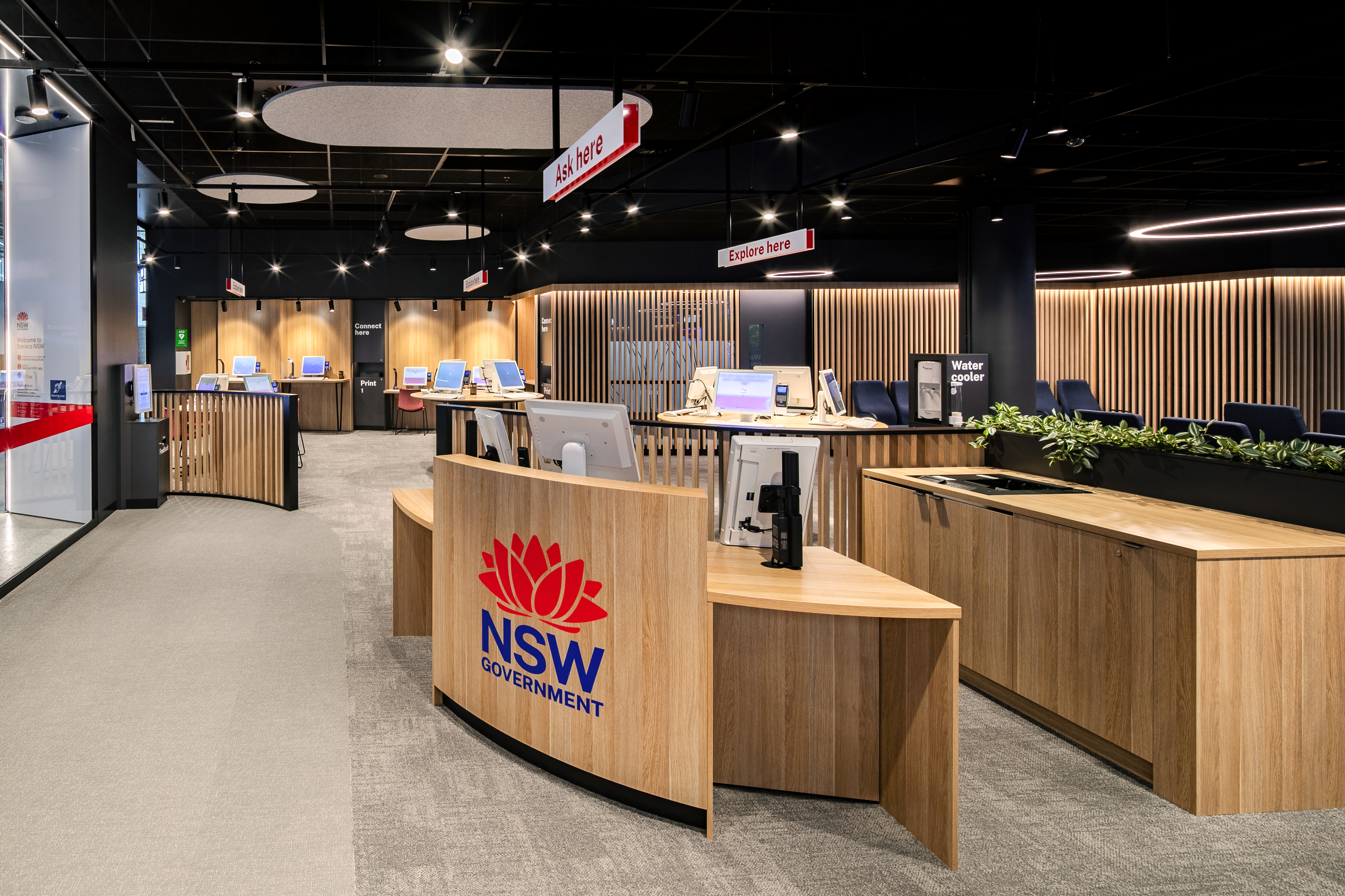 Marrickville Shopping Centre Service NSW Service Centre Fitout