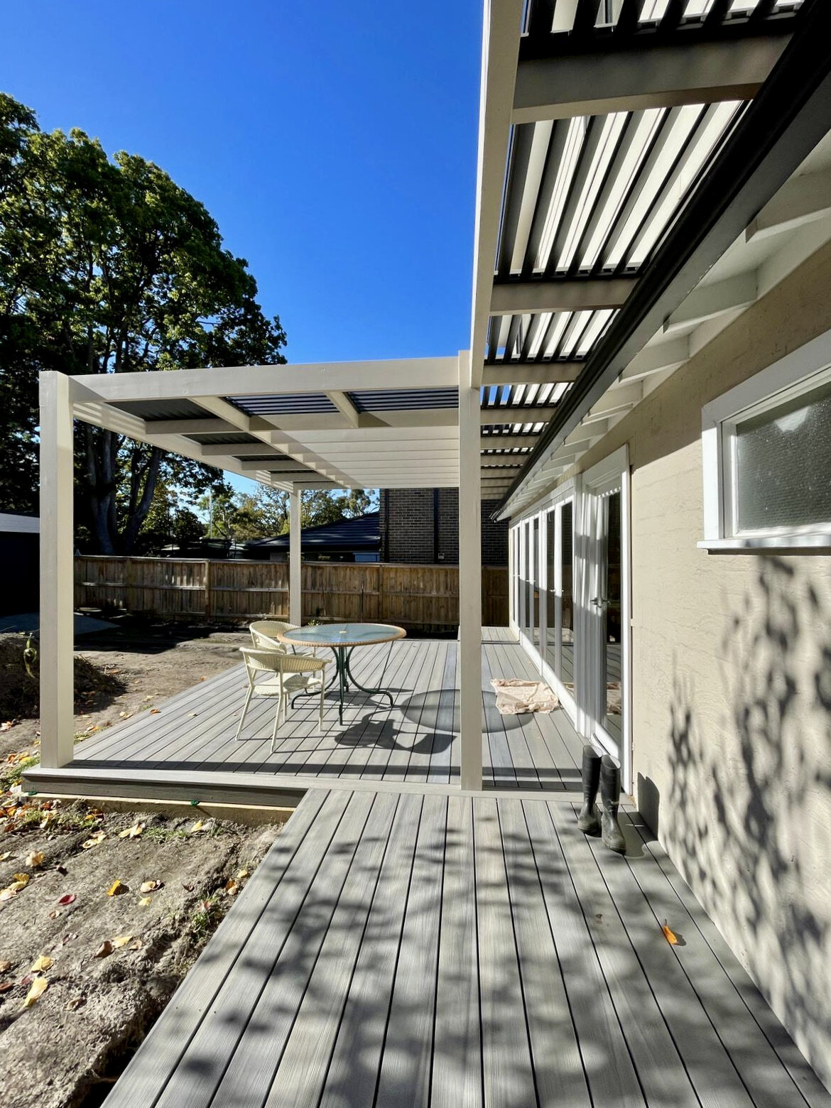Roseville Deck Pergola and Garage Renovation