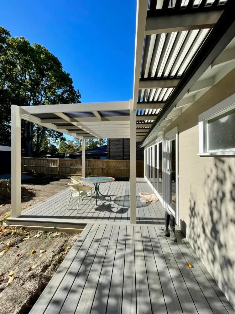 Roseville Deck Pergola and Garage Renovation