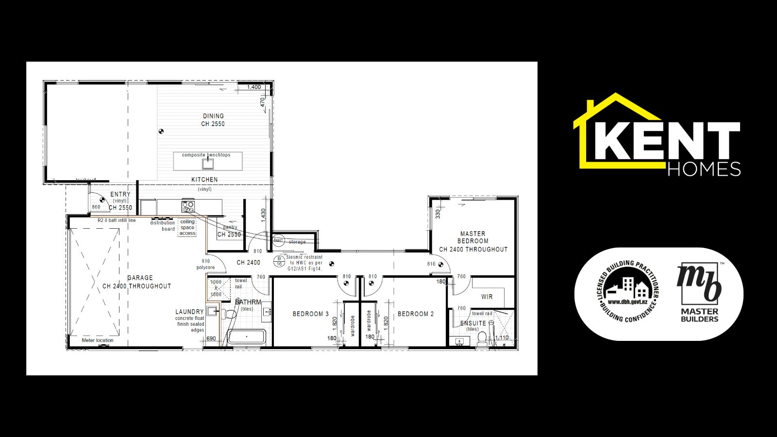 Floor plan · Kakatai Place Display Home in North New Brighton
