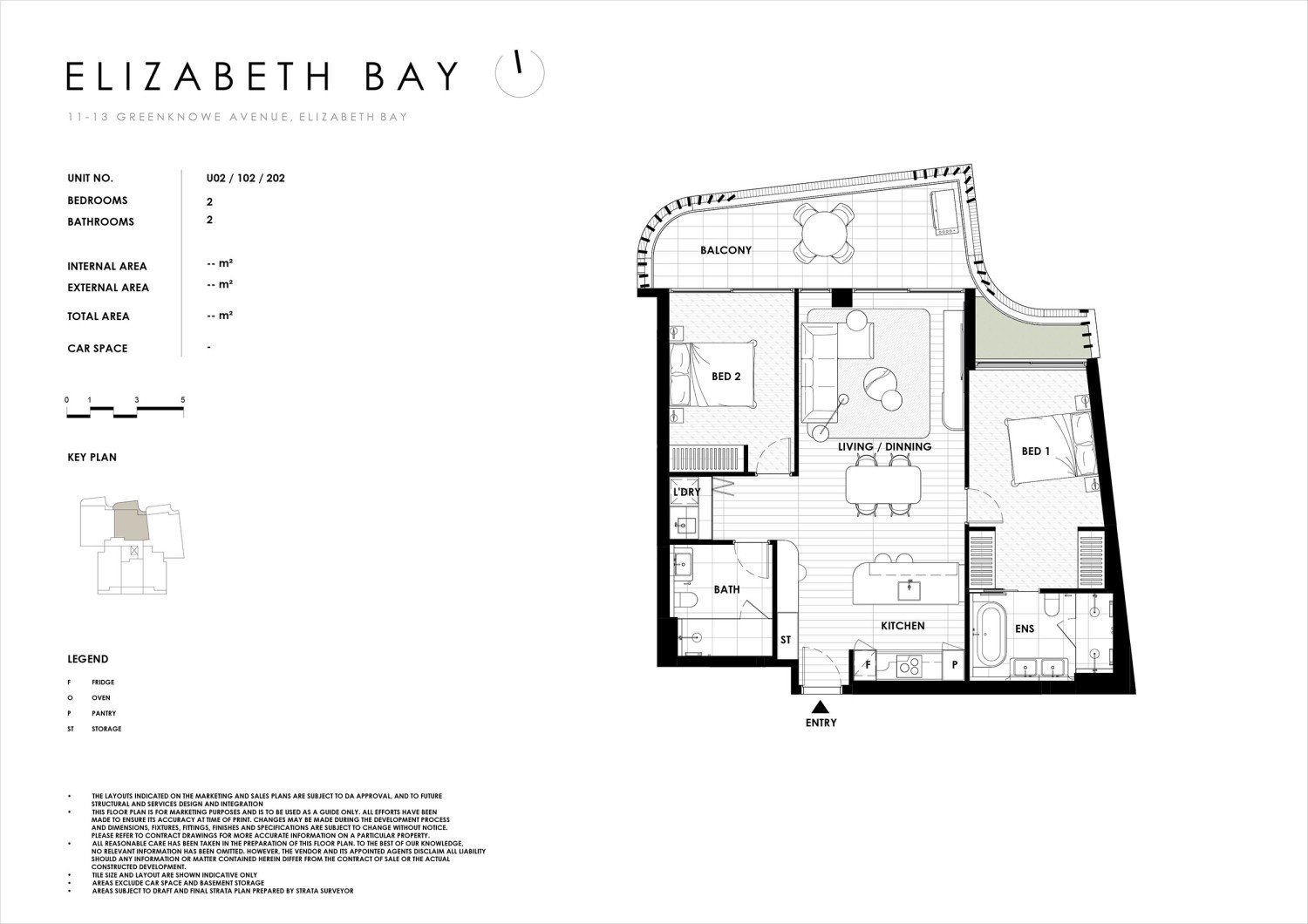 평면도 · Elizabeth Bay Munro House 프로젝트