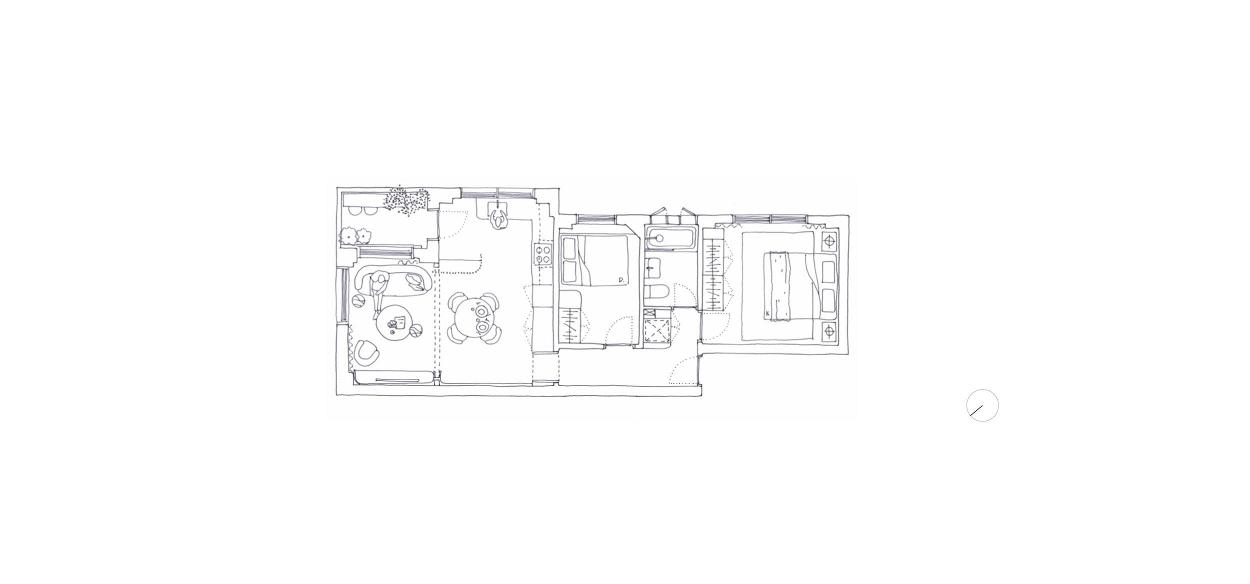 Floor plan · Rock Salt Apartment Renovation