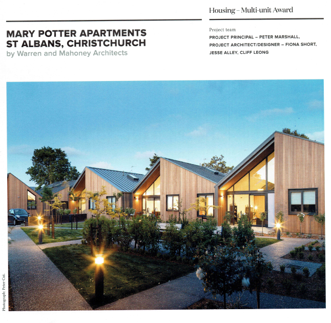 Mary Potter Apartments residential development project