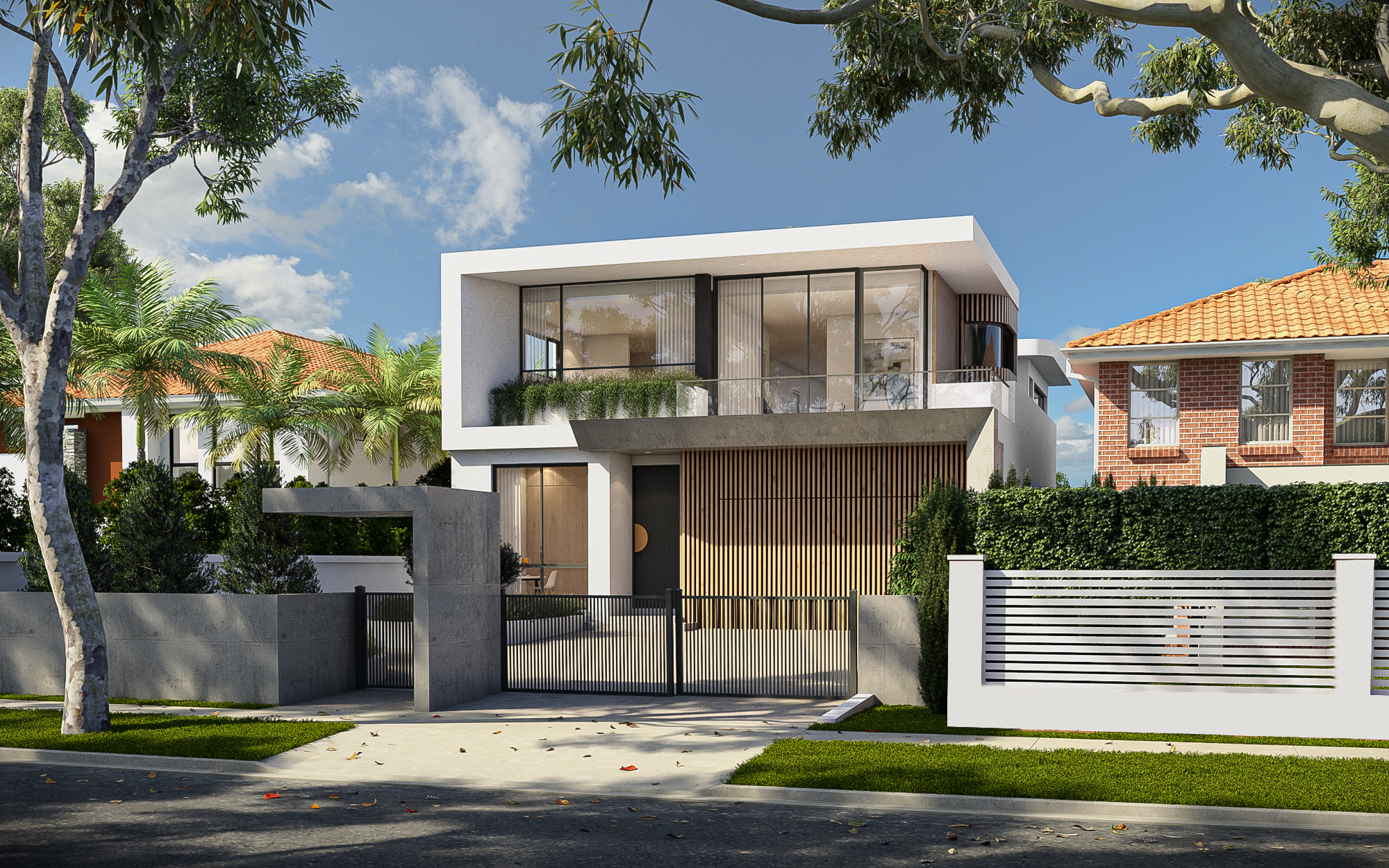 تصميم داخلي عصري لمنزل Sans Souci