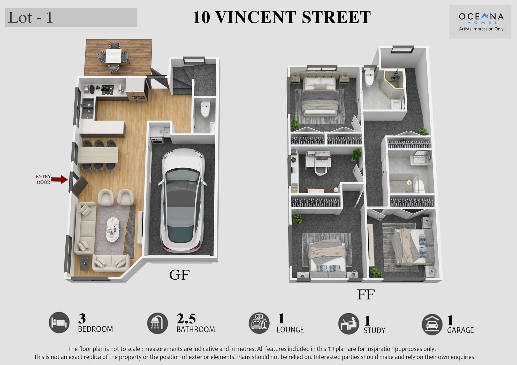 Floor plan · 10 Vincent Street, Howick 7 New Residential Dwellings
