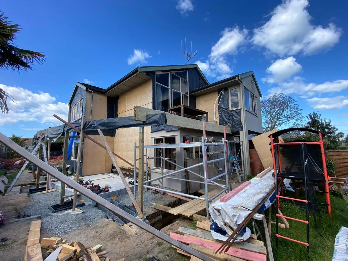 Papamoa Villa Exterior Renovation and Extension