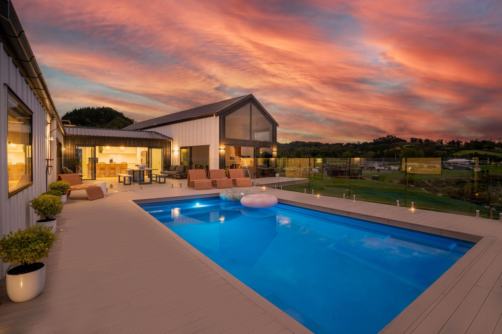 Ocean View New Home: Cooks Beach Modern Coastal Residence