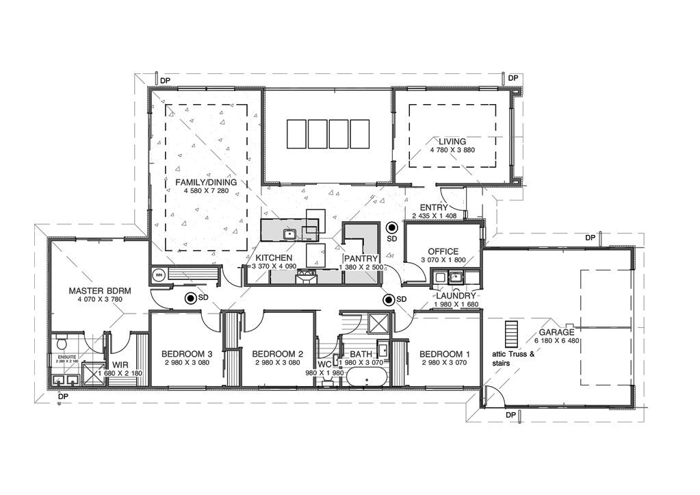 平面图 · Matahi 新建住宅