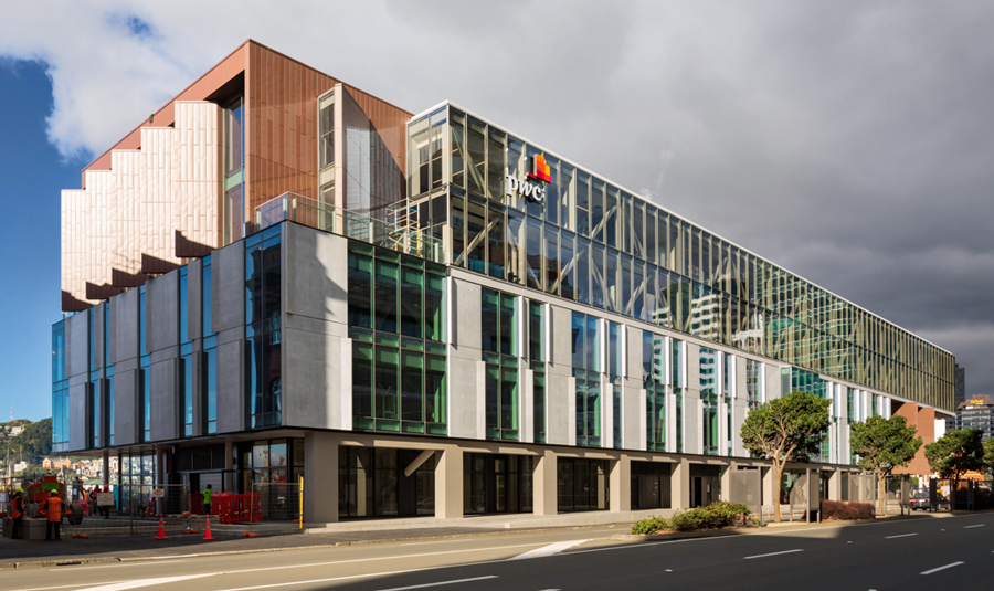 PwC Centre Five-Storey Office Building at Wellington Waterfront