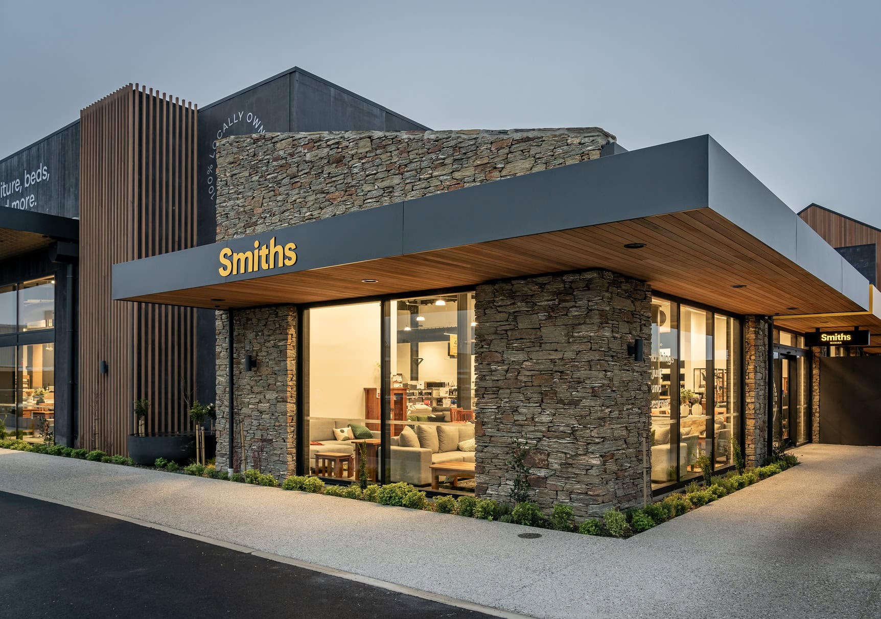 Doors and Windows for Three Parks Commercial Area in Wānaka