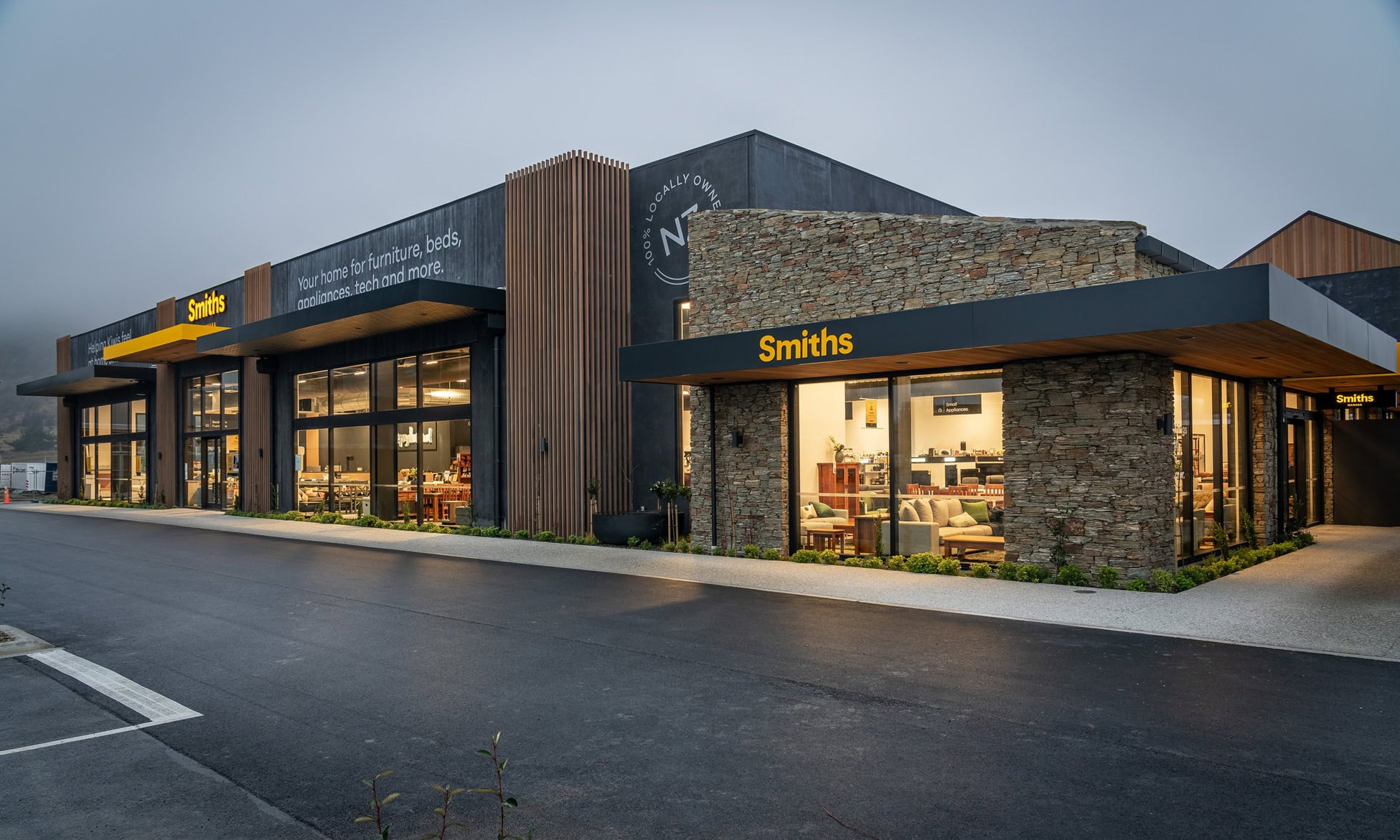 Doors and Windows for Three Parks Commercial Area in Wānaka