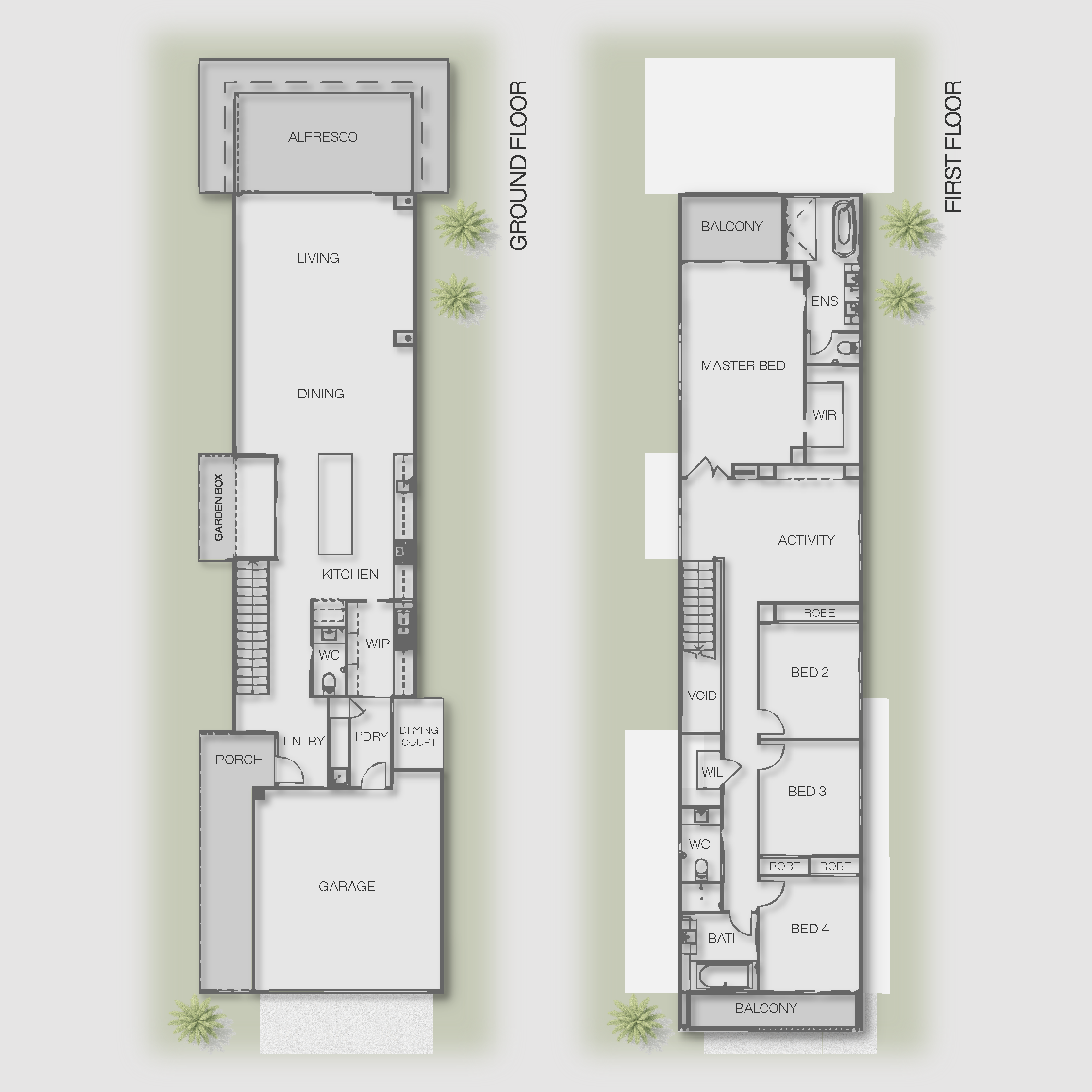平面圖 · Clayfield:多代同住高地退居宅