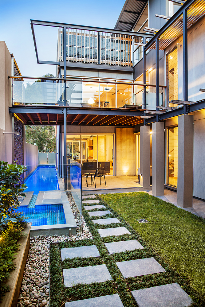 North Adelaide 4층 맞춤형 주택