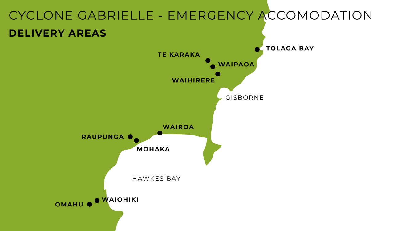 Floor plan · Gisborne Emergency Housing Project