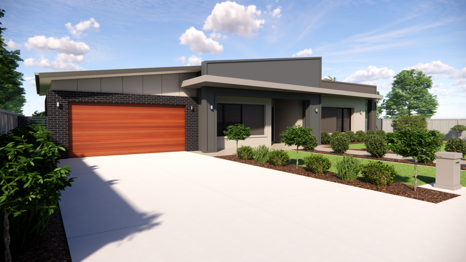 Table Top Road Modern Single-Storey Residence