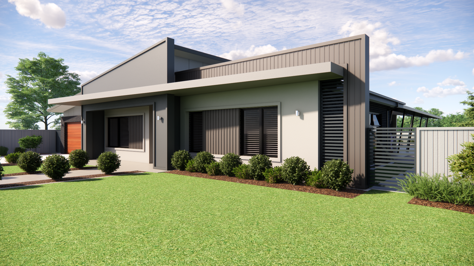 Table Top Road Modern Single-Storey Residence