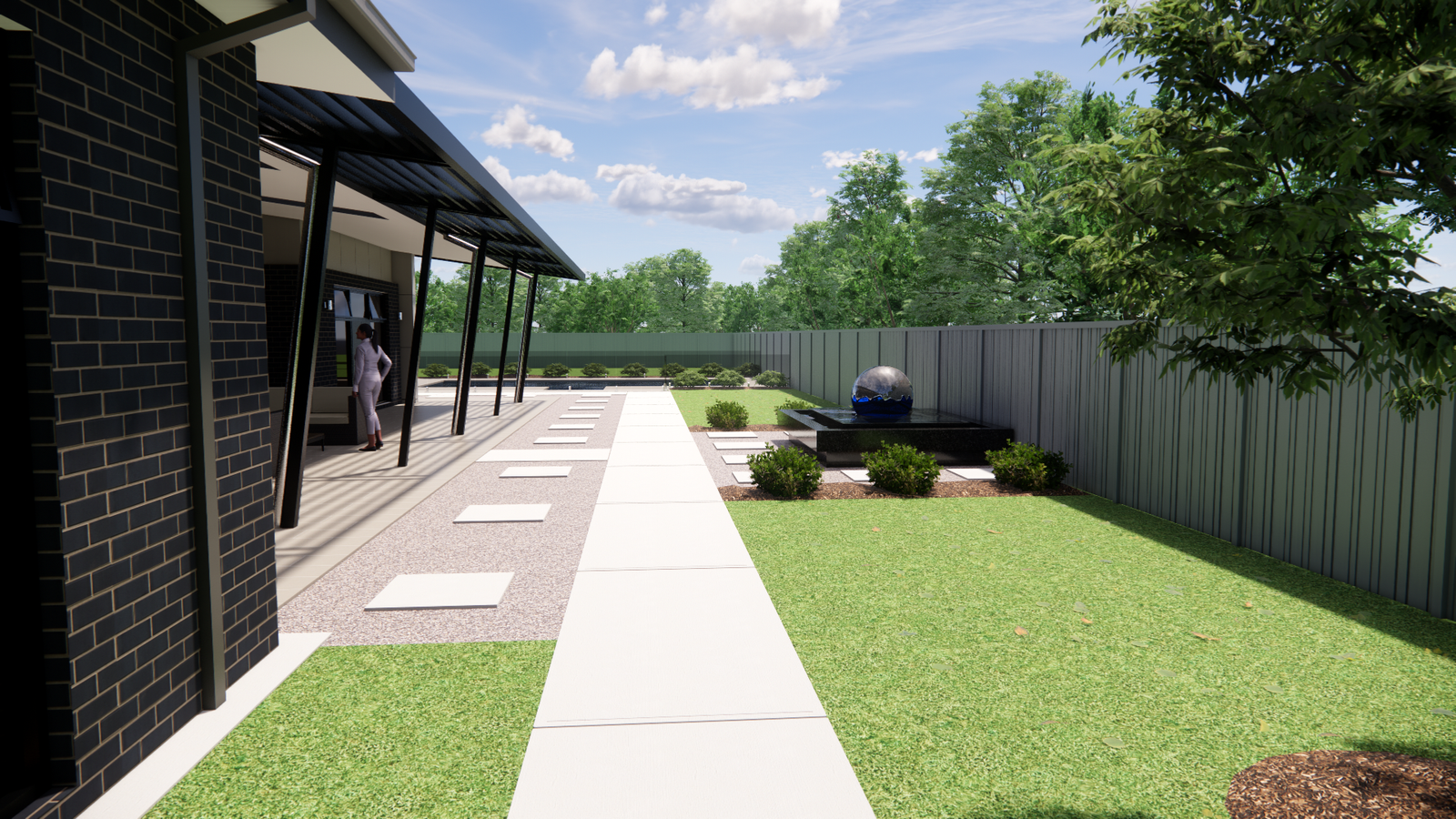 Table Top Road Modern Single-Storey Residence