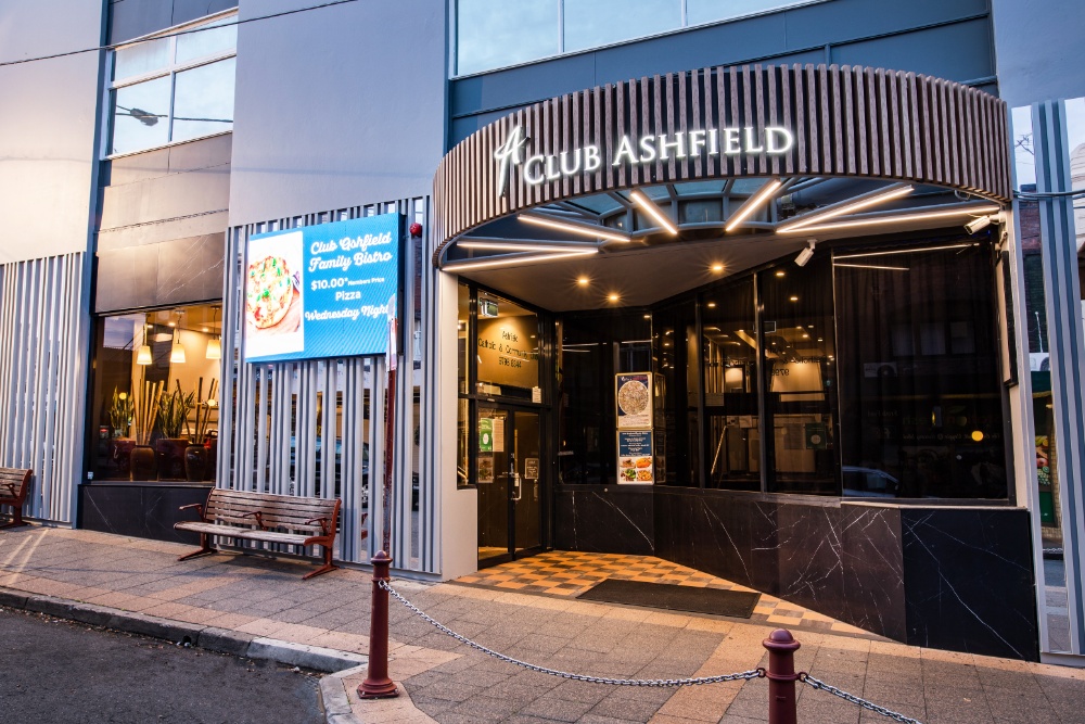 Club Ashfield Facade Renovation