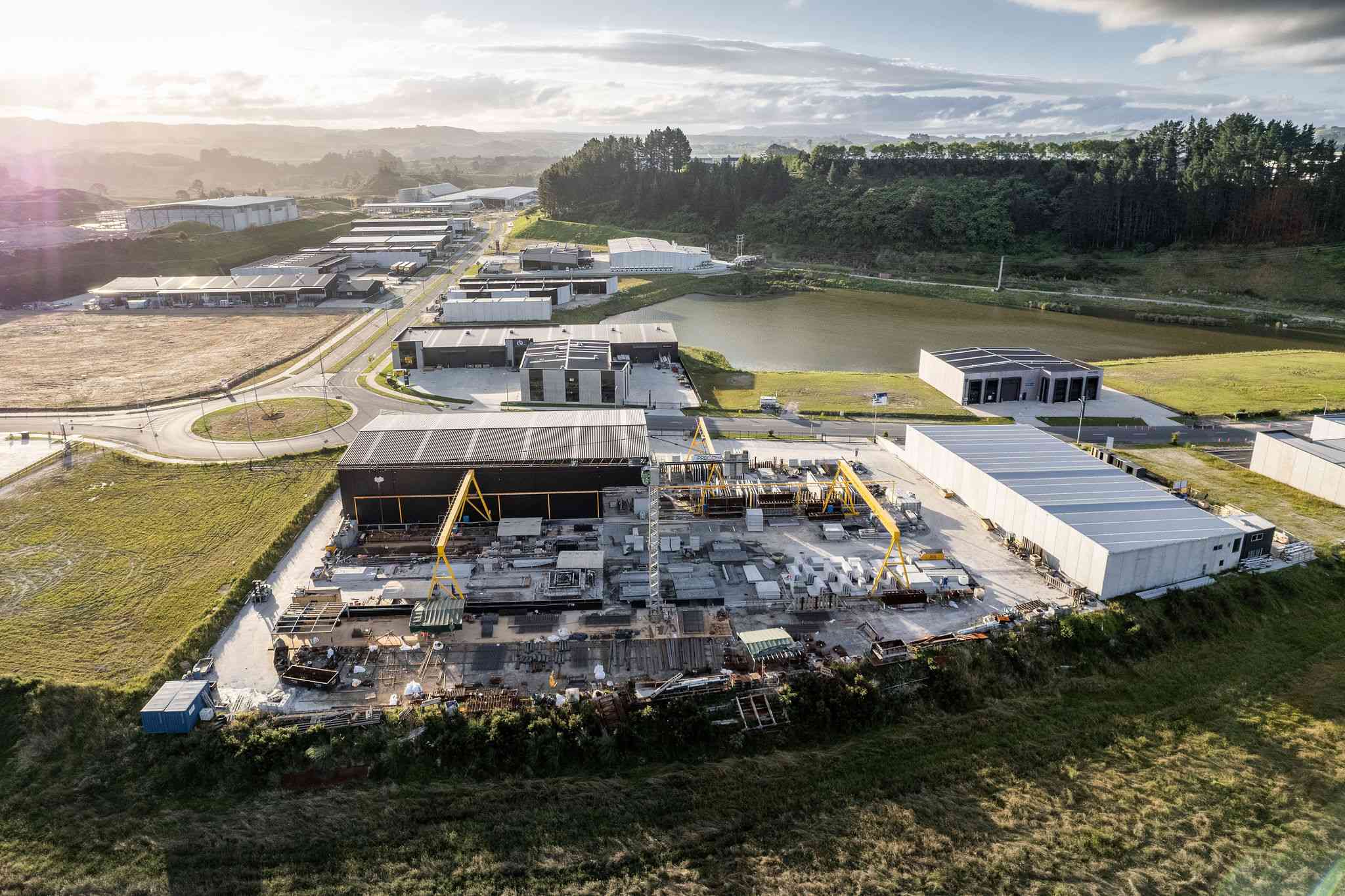 Preco Concrete Prefabricated Concrete Factory and Office Building