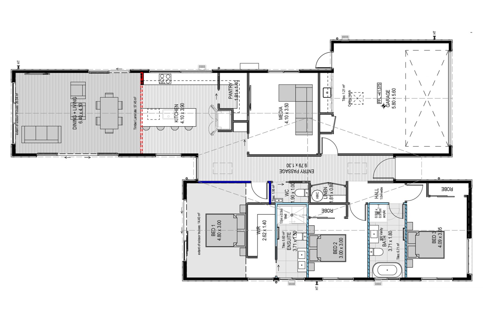 Floor plan · Rolleston New Home Arbor Green Display House
