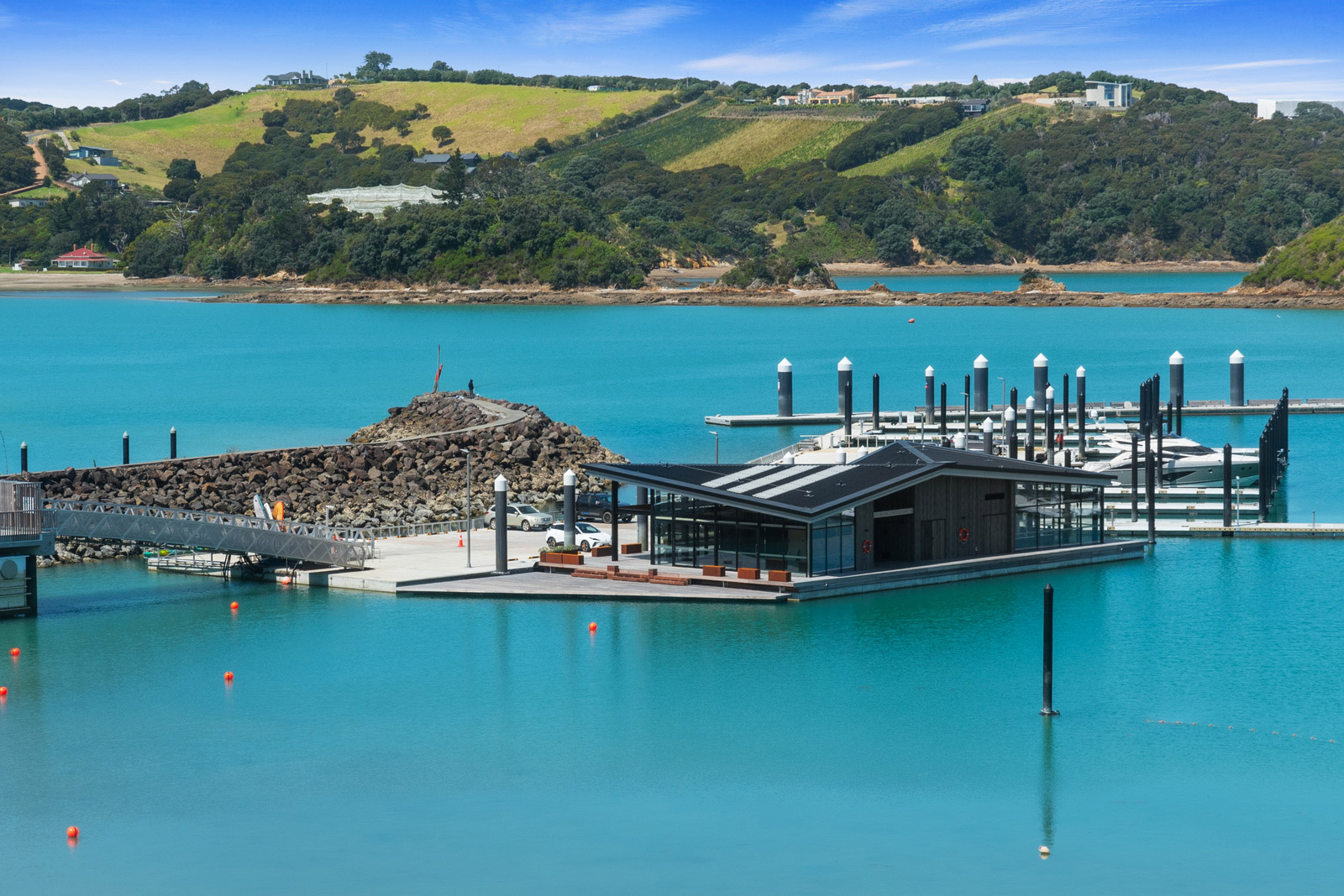 Waiheke Island Floating Dock Office Building