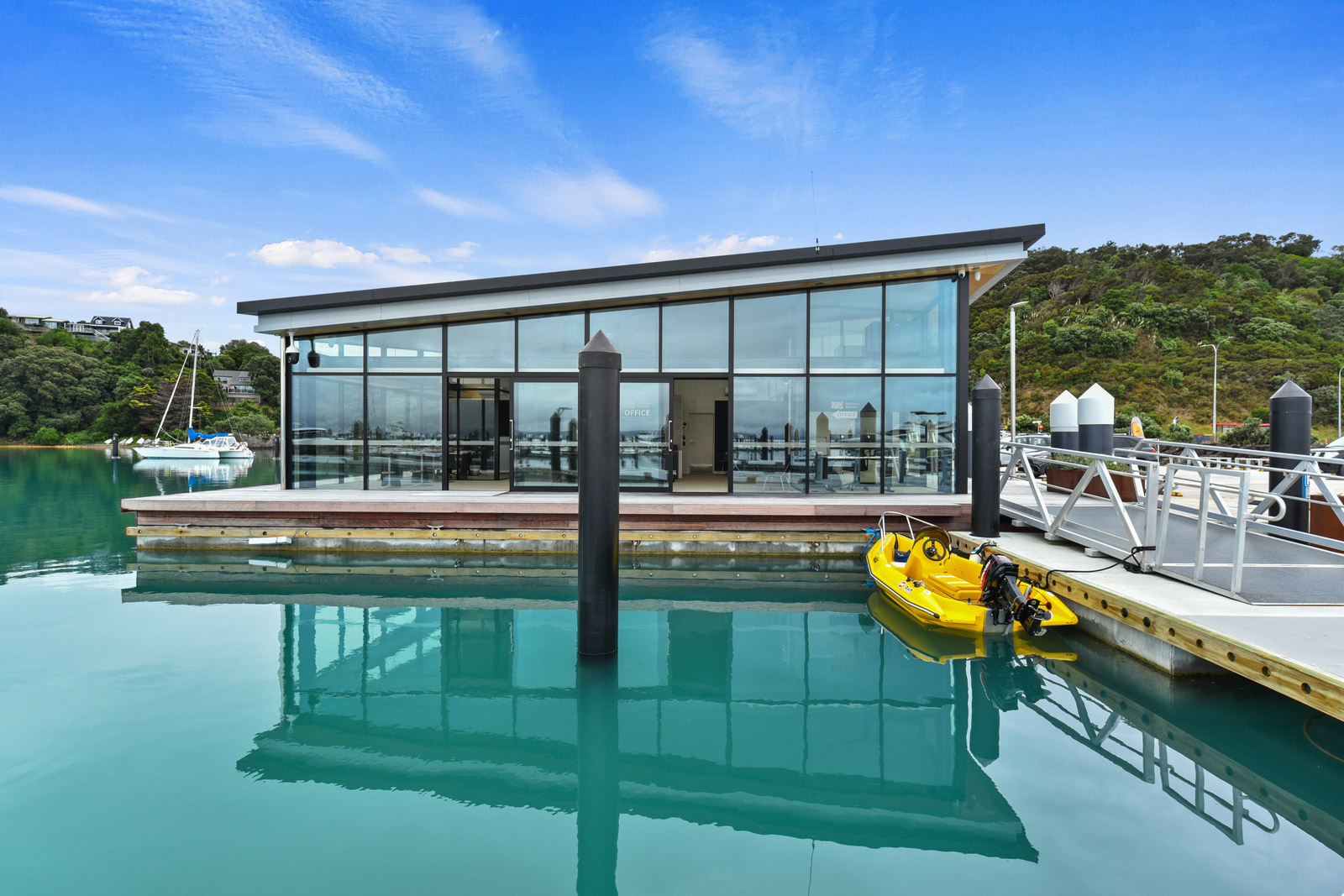 Waiheke Island Floating Dock Office Building