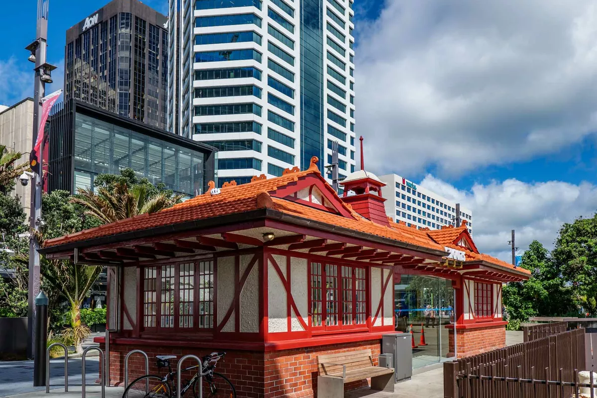 Auckland Transport Downtown Waterfront Heritage Bus Shelter
