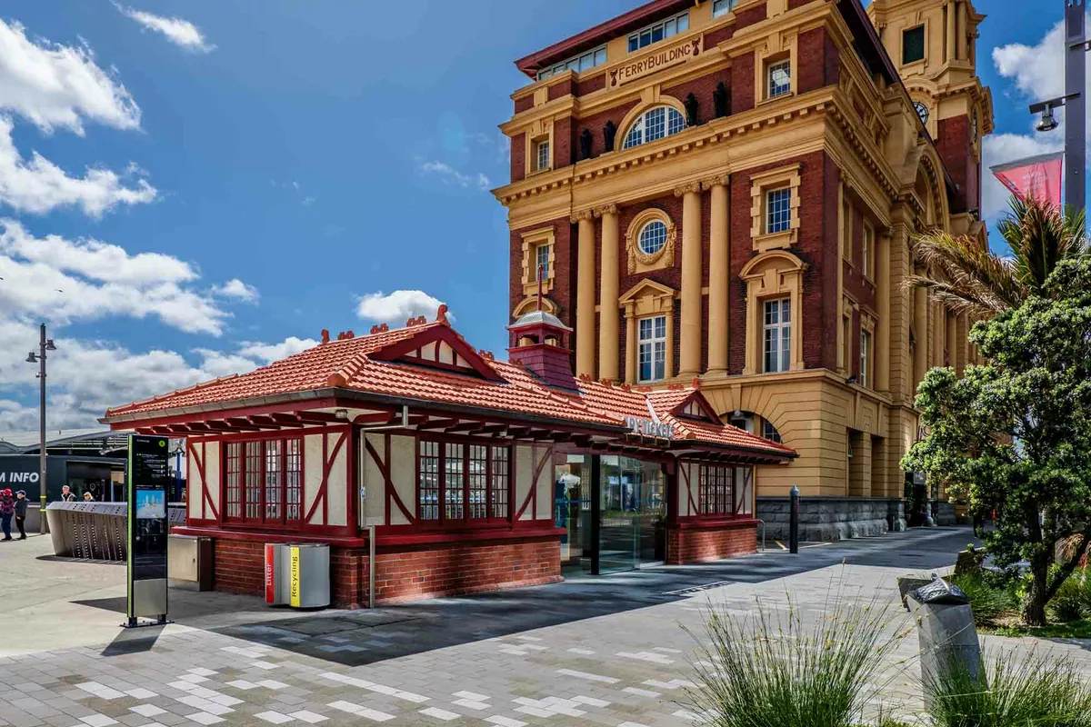 Auckland Transport Downtown Waterfront Heritage Bus Shelter