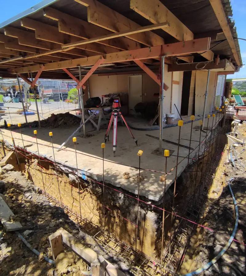 Stanmore Bay Foundation Replacement and Crack Repair to Walls
