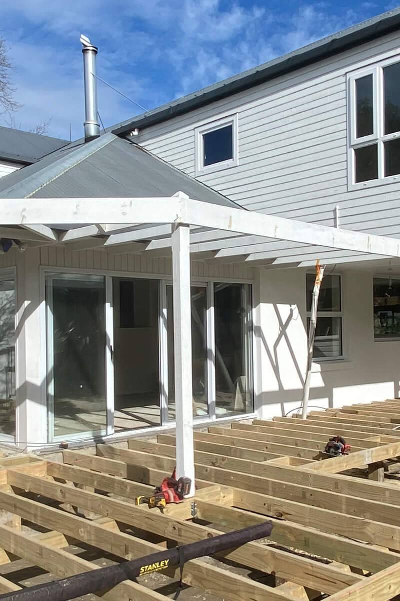 Christchurch Outdoor Timber Deck and Hardscape Project