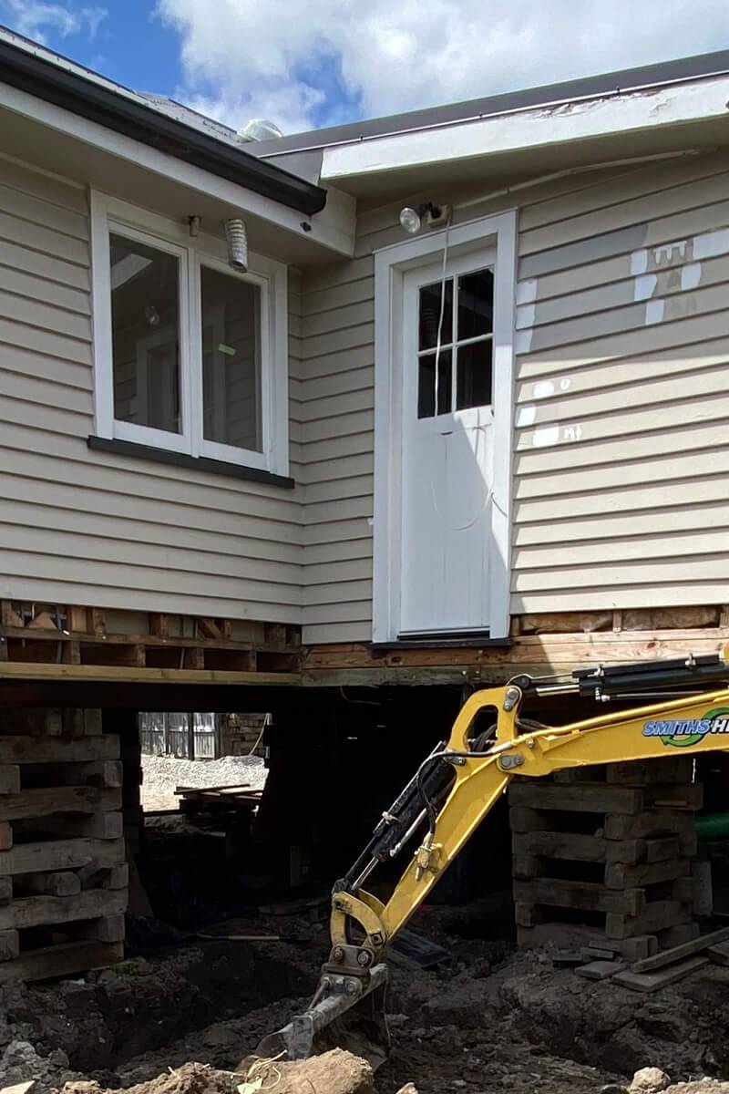 Taylors Ave Earthquake Repair and Foundation Rebuild