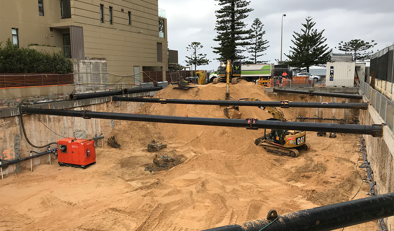 أعمال دعم الحفر Manly North Shore North Styne و Whistler St