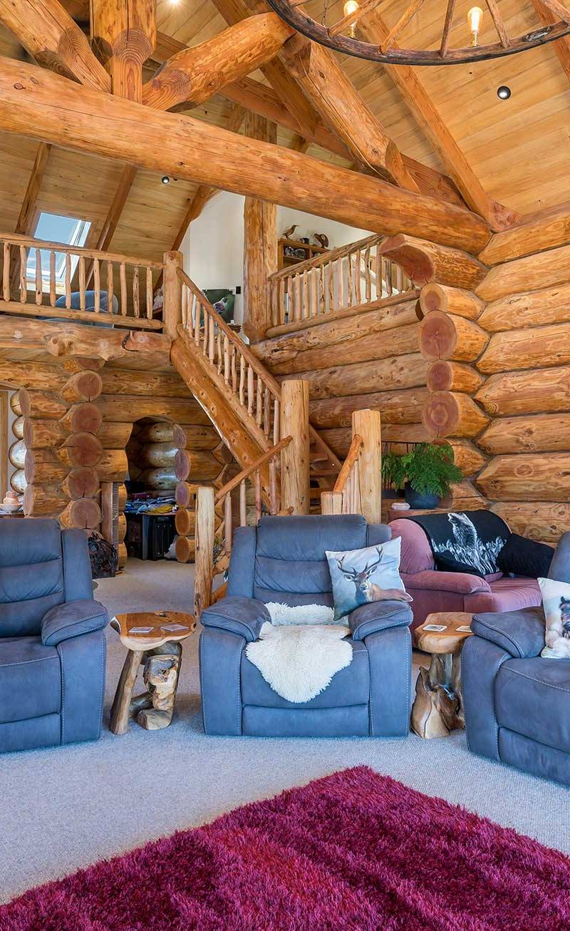 Williams Couple's Dream Log Home
