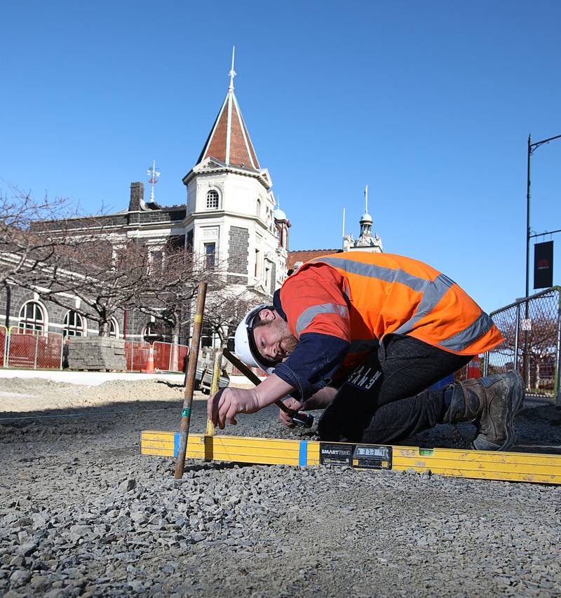 DCC City Cycle Path Project - Anzac Ave and Dunedin Train Station