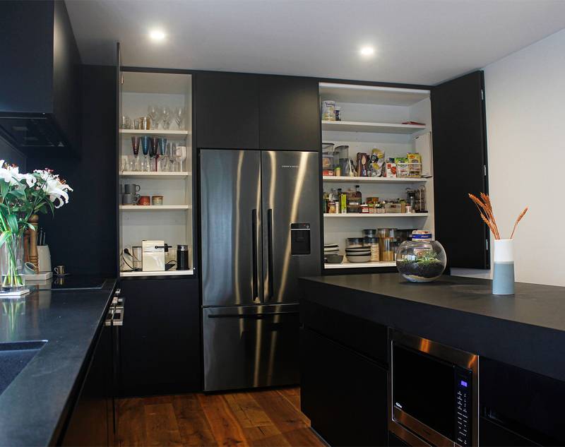 Titirangi Black Kitchen Renovation