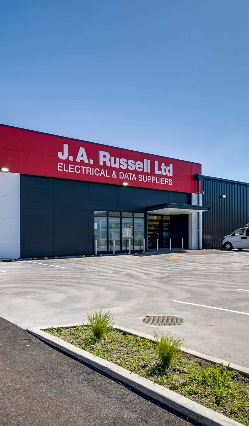 JA Russell Commercial Warehouse Project, Hastings