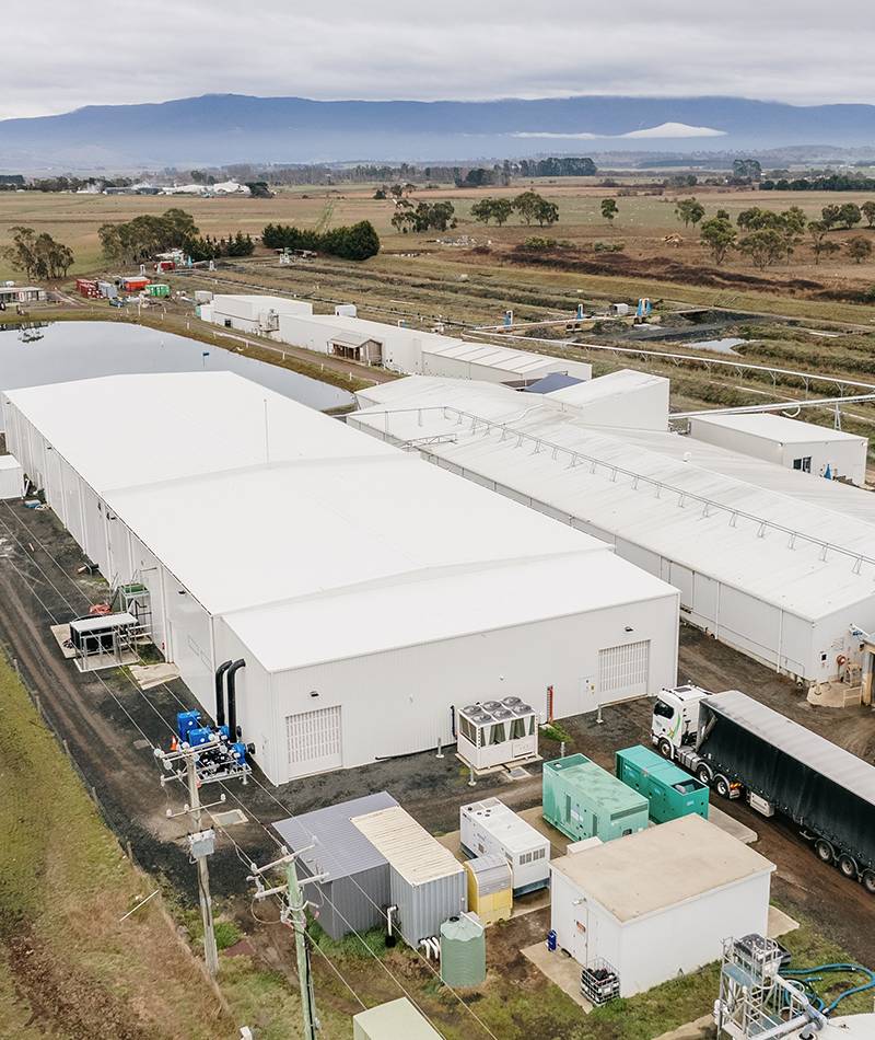 Petuna Australia Cressy Hatchery Construction