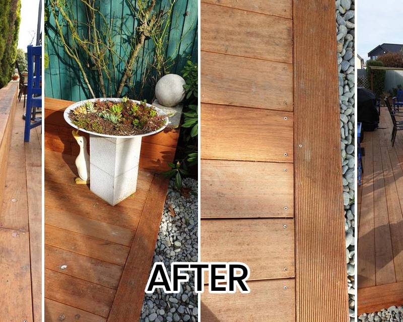 Merivale residential deck replacement with Kwila timber