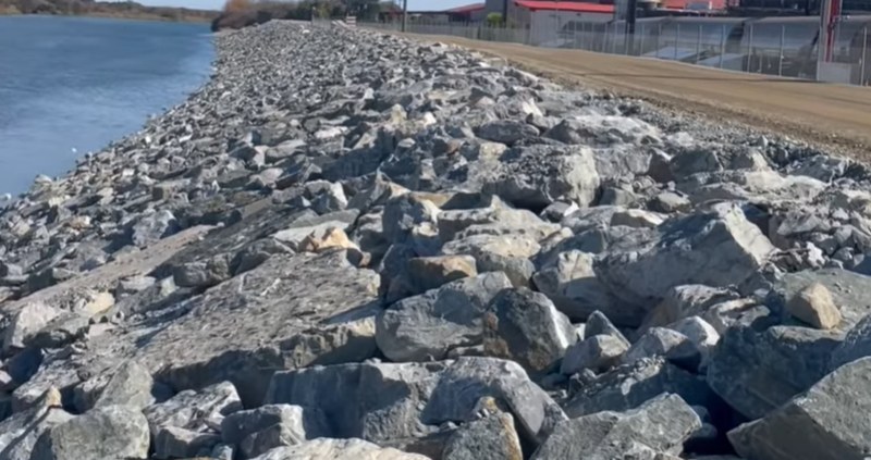 Hokitika防洪墙一期1A段
