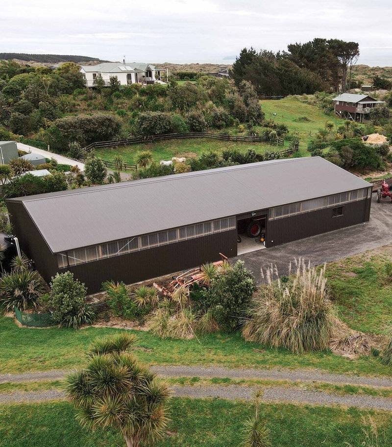 Euan Playle Tractor Collection Shed in Levin