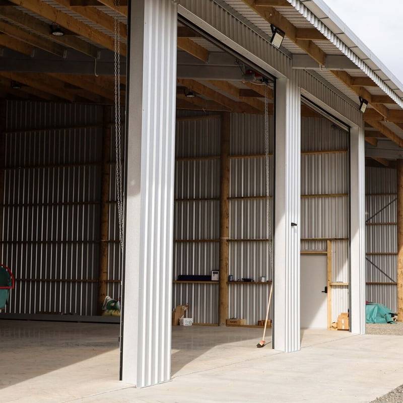 24x30m Clear Span Shed Protecting Agricultural Fleet, Taupiri
