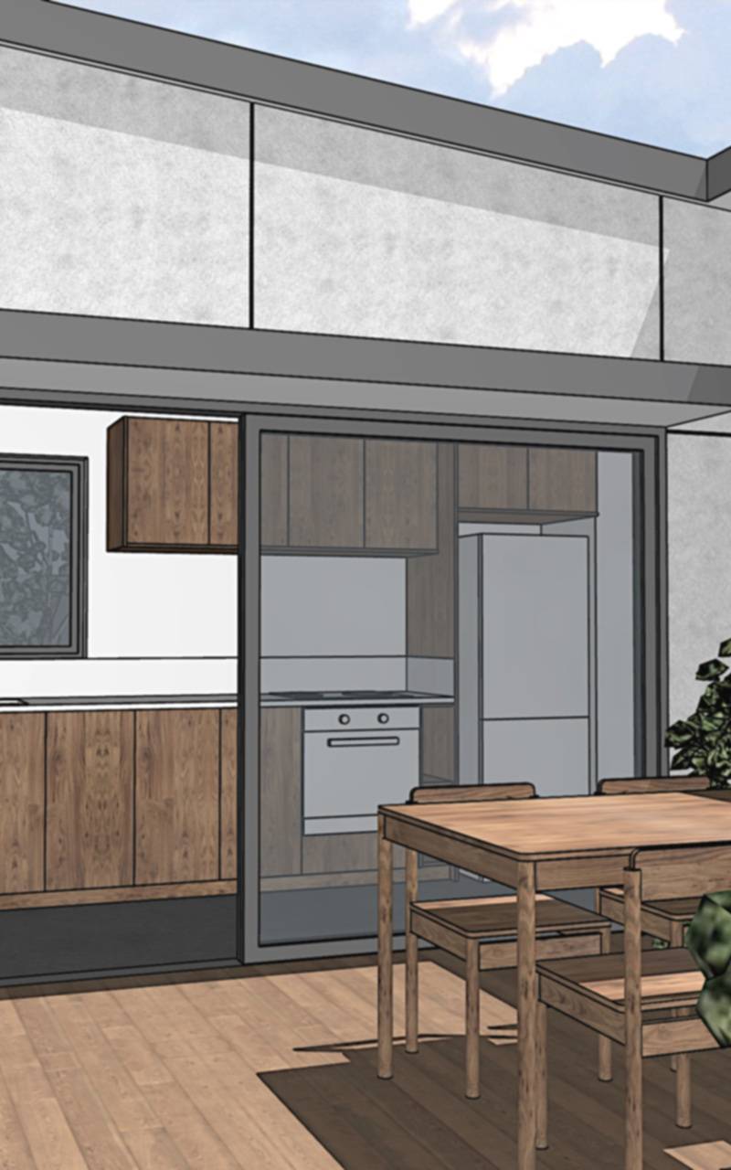 Courtyard Home: A Standalone Cottage on a Compact Site
