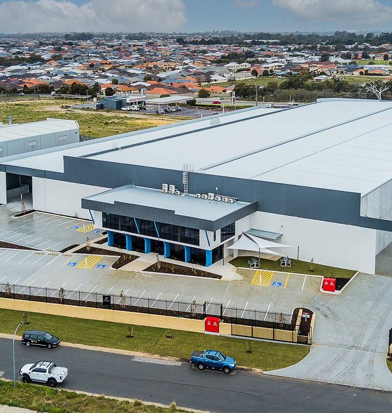Wangara Complete Office Supplies 配送中心混凝土地坪