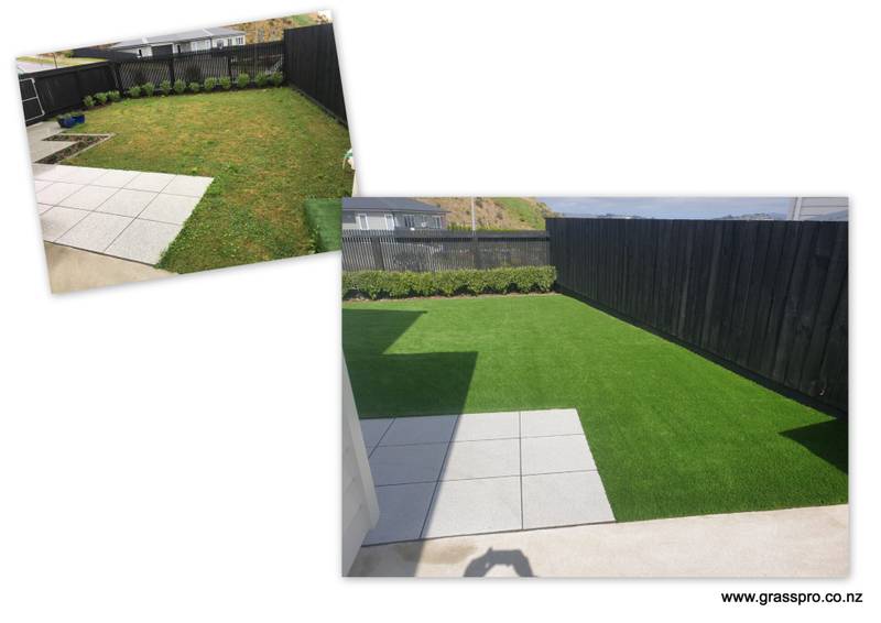 Grenada Village Artificial Turf Backyard Renovation Project