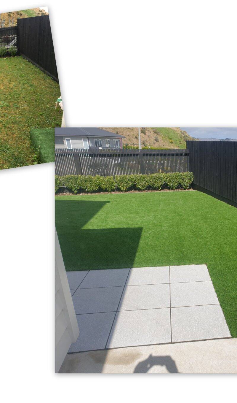 Grenada Village Artificial Turf Backyard Renovation Project