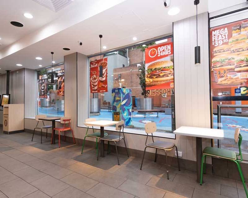 Burwood Hungry Jack's Dự án Sửa chữa Nhà hàng