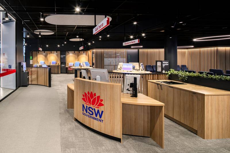Marrickville 쇼핑센터 Service NSW 서비스센터 리모델링