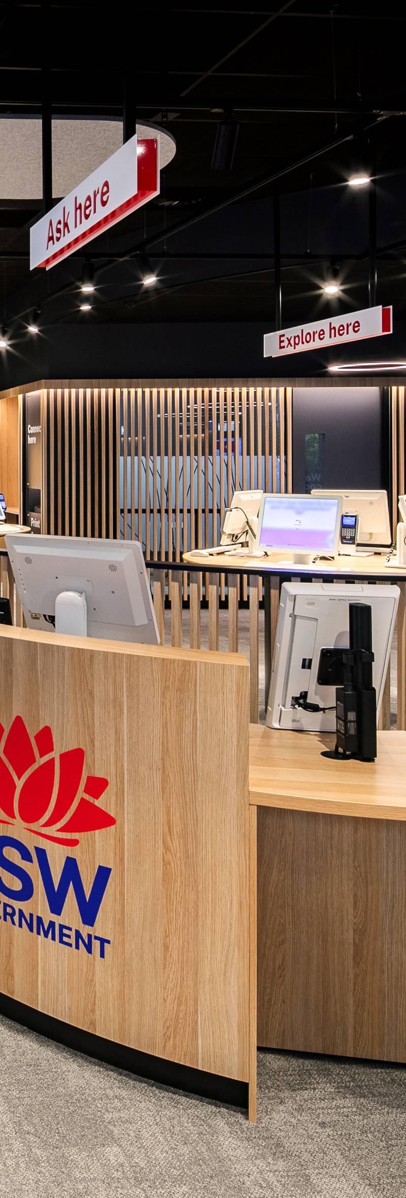 Cải tạo trung tâm dịch vụ Service NSW tại Marrickville Shopping Centre