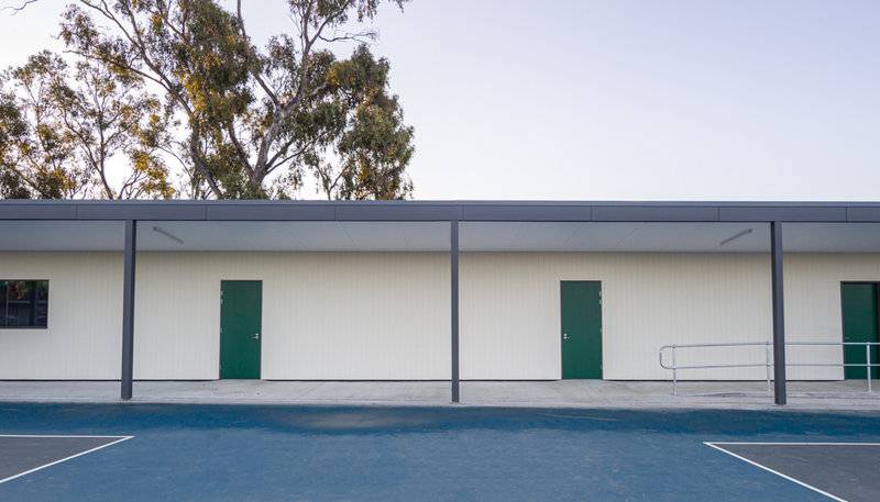 Victoria Park Echuca 테니스 라커룸 프로젝트