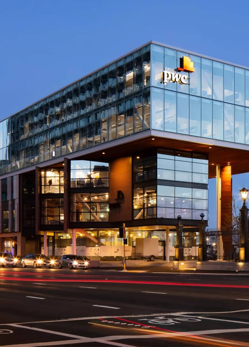 PwC Centre Five-Storey Office Building at Wellington Waterfront